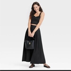 a new day Black Maxi Skirt